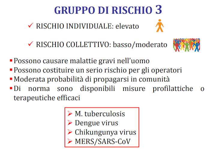 Classificazione gruppo di rischio covid